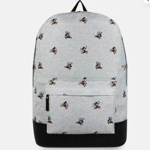 NWT Disney Store Mickey Mouse Backpack School Adult Bluish Gray